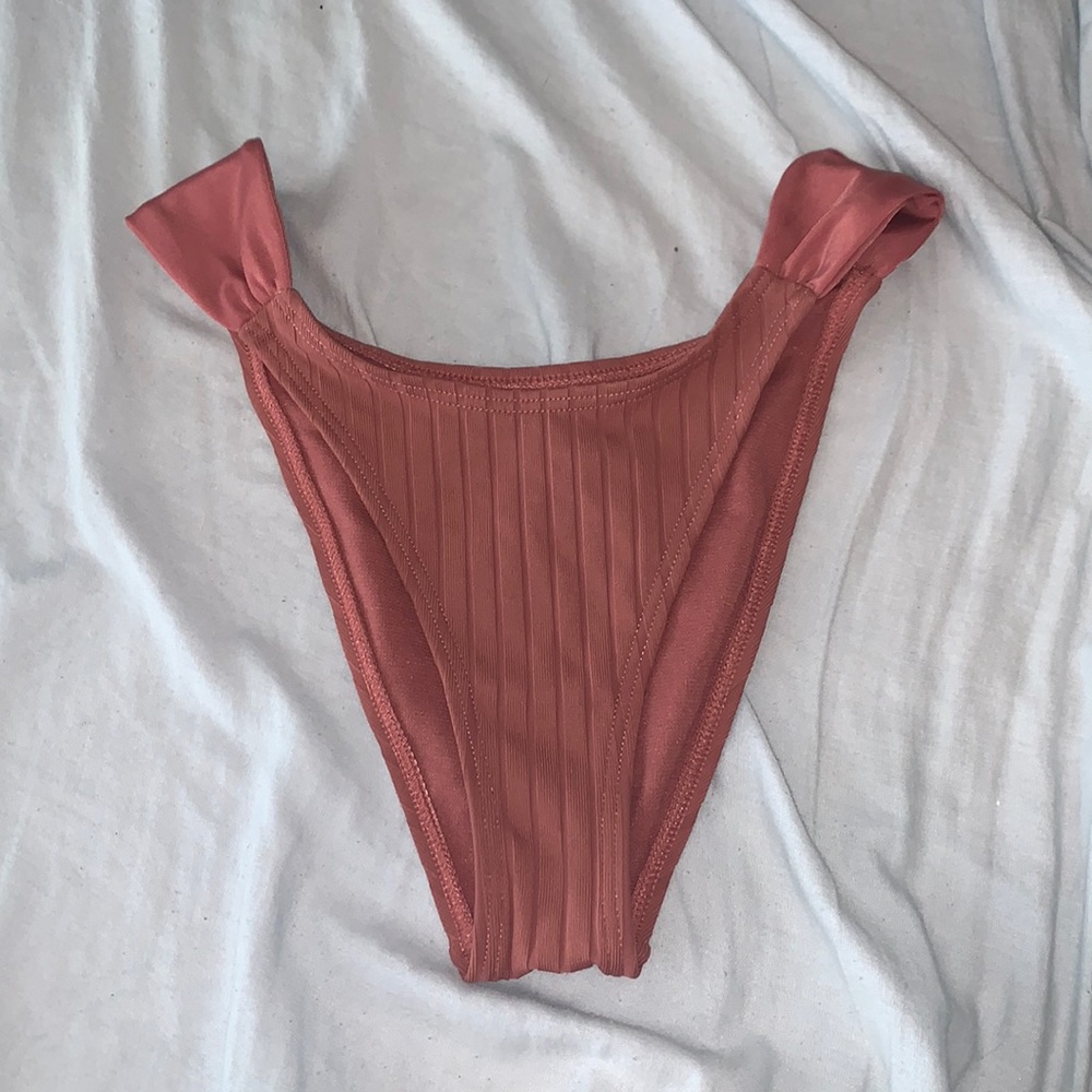 Damsel Zumiez Blush High Waisted Bikini Bottoms